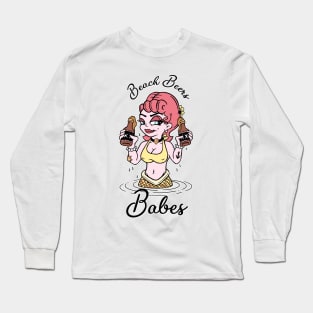 Beach, Beers and Babes (Colour) Long Sleeve T-Shirt